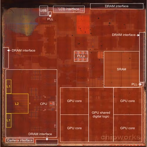 Apple vẫn dùng chip A7 của Samsung cho iPhone 5S. Một bản phân tích gần đây của Nikkei cho biết Apple vẫn sử dụng chip A7 của Samsung cho điện thoại đinh iPhone 5S, trên iPad Air và iPad Mini Retina của mình.