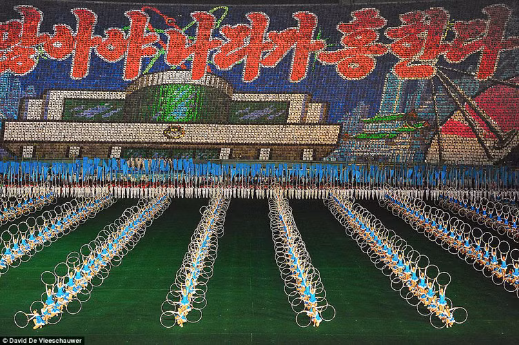 Một màn biểu diễn hoành tráng trong lễ hội đồng diễn Arirang lớn nhất thế giới.