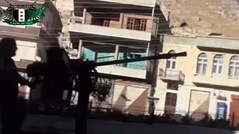 Quân đội Syria và các chiến binh quân nổi dậy đang giành nhau từng tấc đất ở giáo xứ Kito giáo Maaloula.