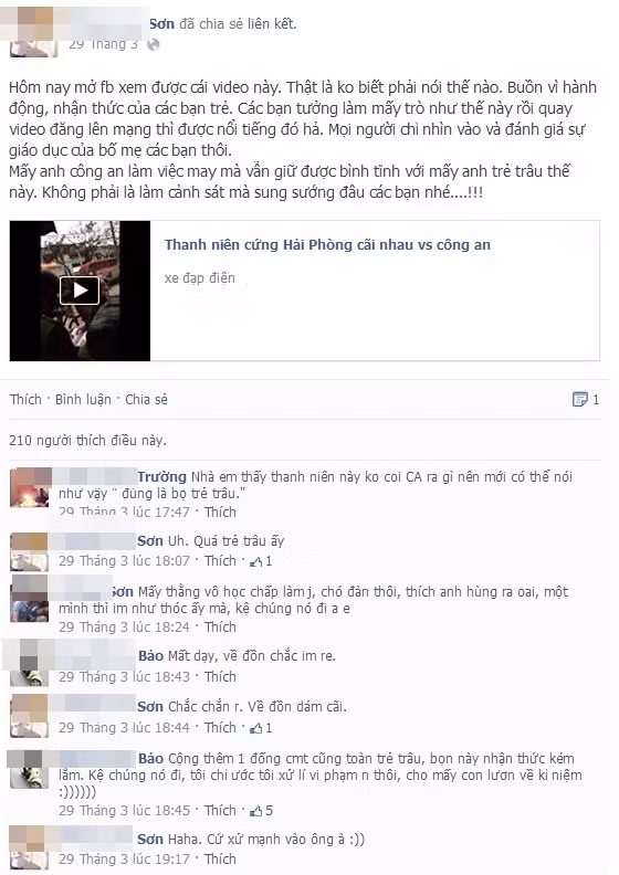 Nhom thanh nien cung o Hai Phong bat lai cong an-Hinh-3