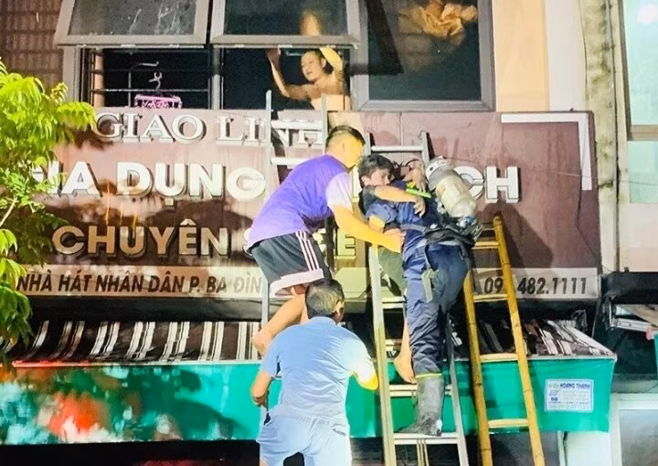 Hien truong vu chay o Thanh Hoa khien hai tre tu vong