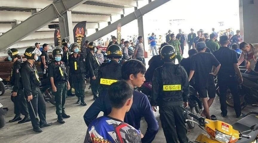 Hang tram canh sat co mat o khu du lich Dai Nam trong ngay 28/5