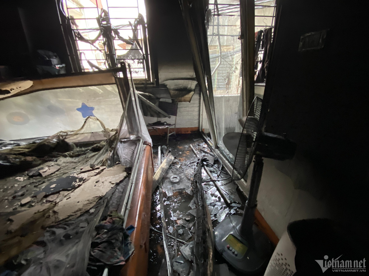 Một số hộ dân chạy bằng thang bộ lên tầng thượng khi xảy ra cháy. Các căn hộ phía sau toà nhà từ tầng 3 trở lên thiệt hại nhẹ, hầu như không cháy chỉ bị ám khói đen. Các cửa sổ phòng ngủ của hầu hết căn được lắp chấn song cố định.