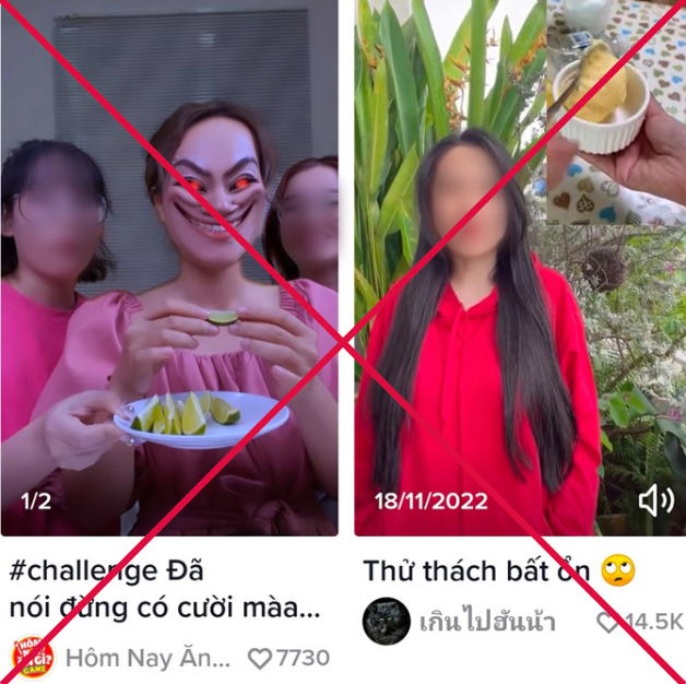 Hang chuc tre em thiet mang vi cac thu thach “chet choc” tren TikTok