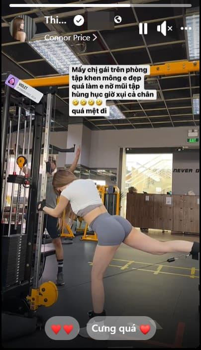 Tha toc khong phu hop khi di tap gym, Thieu Bao Tram noi gi?-Hinh-4