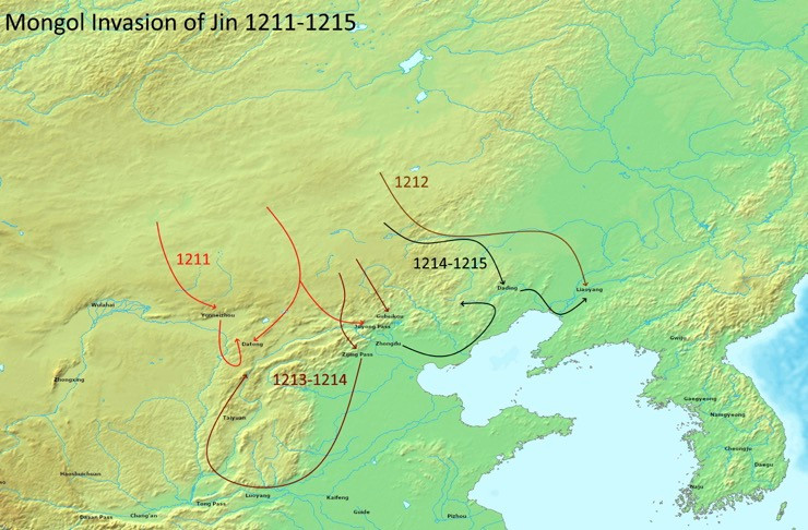 Lần đầu Thành Cát Tư Hãn tấn công Trung Hoa: 9 vạn quân đối địch 30 vạn - Hình 3 Lan dau Thanh Cat Tu Han tan cong Trung Hoa: 9 van quan doi dich 30 van-Hinh-3