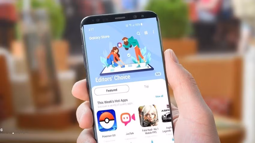 Cach chan quang cao tu bat len tren dien thoai Samsung