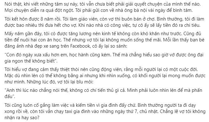 Cham con cho vo di lam xa, 1 thang sau vo cuoi nguoi khac