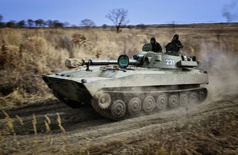 Pháo tự hành 2S1 Gvozdika.