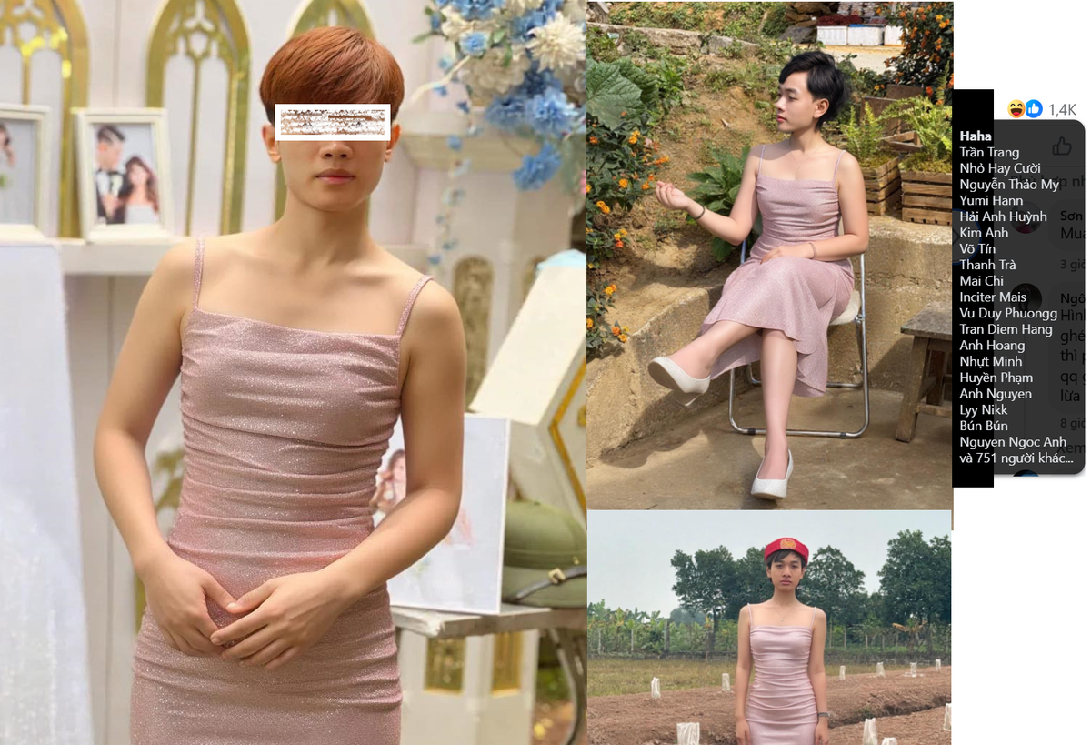 Và đương nhiên, những bức ảnh này tạo ra sự hài hước cực mạnh. Cảm xúc "haha" là điều thường thấy khi các chàng up lên ảnh mình trong chiếc váy hot trend.