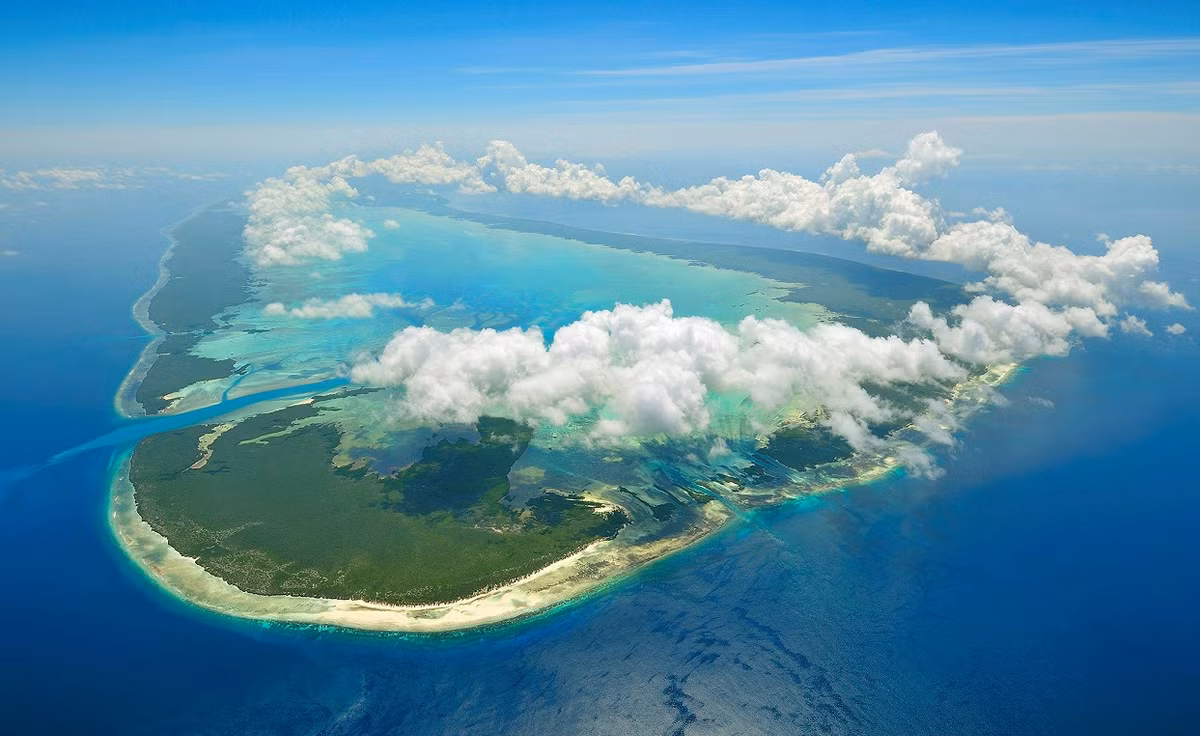 Giữa vùng biển xanh thẳm Ấn Độ Dương, quần đảo Aldabra nổi lên như một thiên đường hoang sơ với hệ sinh thái độc đáo. Tại đây đã phát hiện một loài chim không biết bay, Dryolimnas cuvieri hay còn gọi là gà nước họng trắng tái xuất sau hàng chục nghìn năm tuyệt chủng. Ảnh: Indian Times