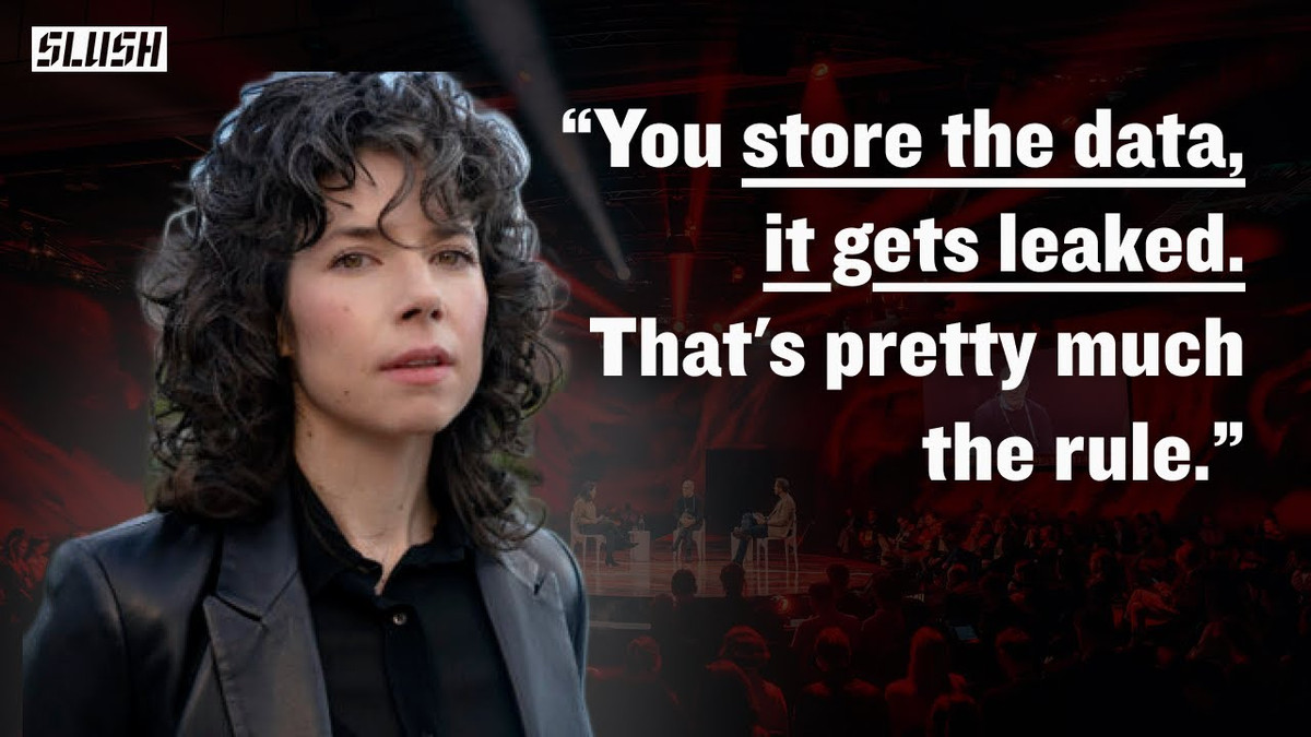 "Mục tiêu của chúng tôi là nhận được sự hỗ trợ toàn diện từ các nhà tài trợ nhỏ, dựa vào số lượng lớn các đóng góp khiêm tốn từ những người quan tâm đến Signal", chủ tịch Meredith Whittaker viết trong bài đăng trên blog. Ảnh: Slush