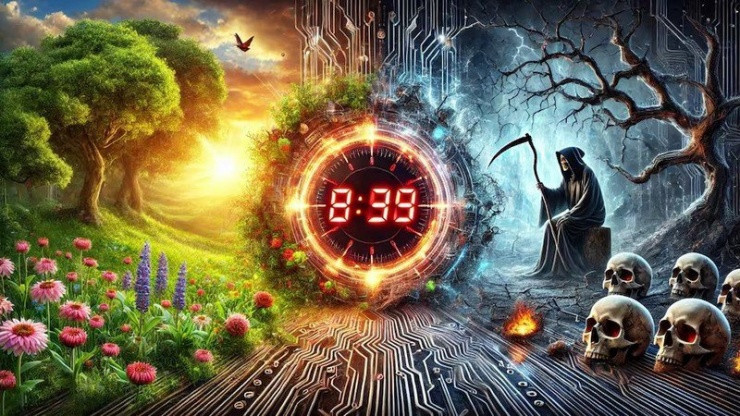 Death Clock đưa ra dự đoán tuổi thọ của người dùng và cung cấp con số đếm ngược ngày, giờ, phút và giây mà họ sẽ sống cho đến khi "thần chết" tìm đến. Ảnh: businesstoday.