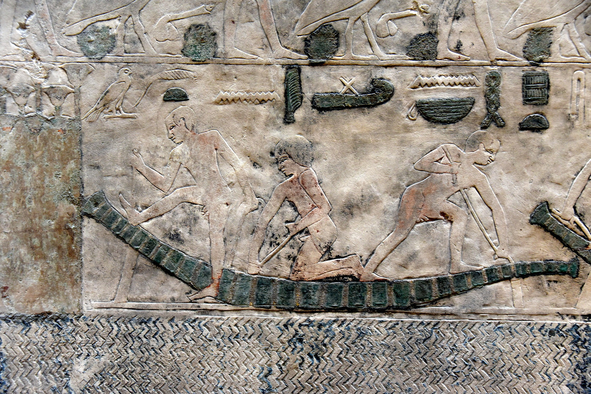 Những chiếc thuyền ván đầu tiên trên thế giới được chế tạo ở Ai Cập vào khoảng năm 3000 trước Công nguyên. Buồm vải xuất hiện thậm chí còn sớm hơn - ở Ai Cập tiền triều đại vào khoảng năm 3300 trước Công nguyên. Ảnh: Bảo tàng Metropolitan