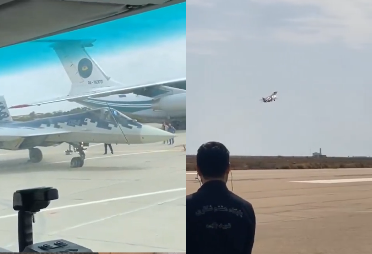 Tiem kich tang hinh Su-57 bi mat ha canh xuong Iran