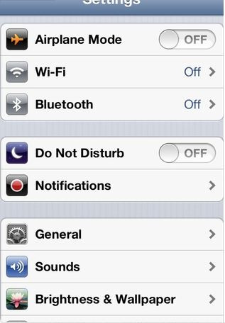 Sau đó v ào phần Cài đặt chung (General).