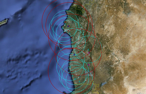 Màu đỏ nâu là S-75, màu xanh là S-125.