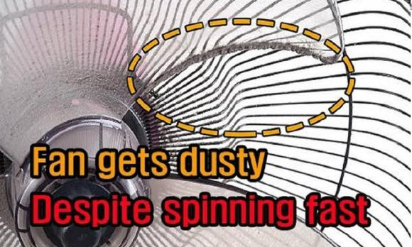 Tai sao canh quat lai bam nhieu bui du chung quay lien tuc?