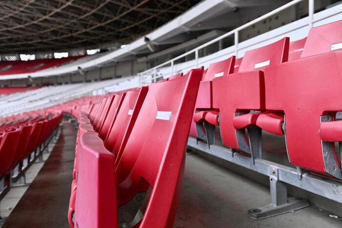 Ghế của khán giả nhìn rất hiện đại và sạch sẽ.