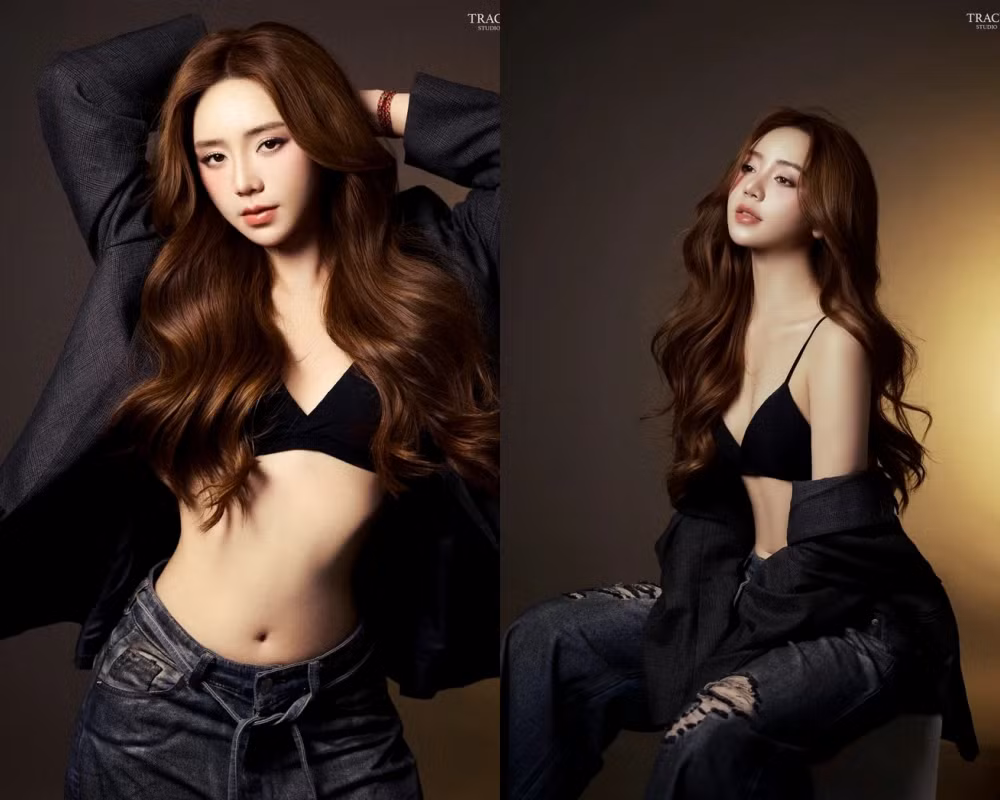 Không dừng lại ở đó, nữ diễn viên còn hào hứng để lại dòng chú thích "thả thính": "Anh cảm lạnh chắc là do gió. Nhưng anh cảm nắng thì chắc chắn là do em".