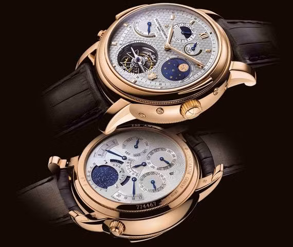 Đồng hồ mạ vàng hai mặt trị giá 1,5 triệu USD của hãng Vacheron Constantin chính là món quà hoàn hảo cho các bậc doanh nhân thành đạt.