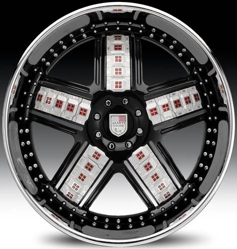 Vành nạm kim cương Asanti ASF 130 có giá tới 2 triệu USD, thích hợp cho mọi siêu xe và là “phụ kiện” hoàn hảo cho các đại gia khoe của.