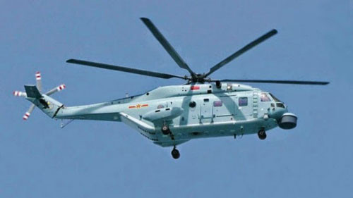 Trực thăng săn ngầm Z-18F.