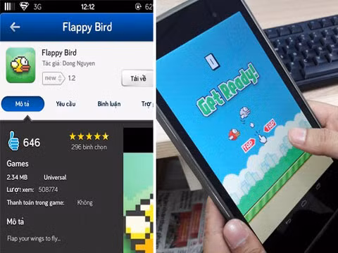 Người dùng vẫn có thể trải nghiệm Flappy Bird "nguyên bản" trên AppStore.vn.