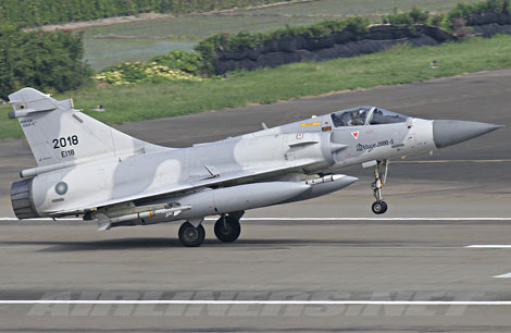 Tiêm kích Mirage-2000 của Đài Loan.
