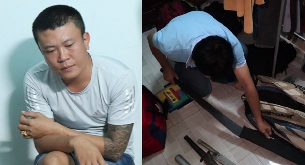 Rợn người kho vũ khí băng nhóm cho vay nặng lãi Ron nguoi kho vu khi bang nhom cho vay nang lai