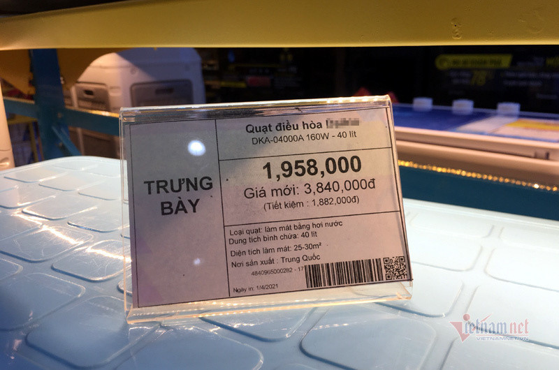 Chua nang nong, quat dieu hoa da dong loat giam gia sau