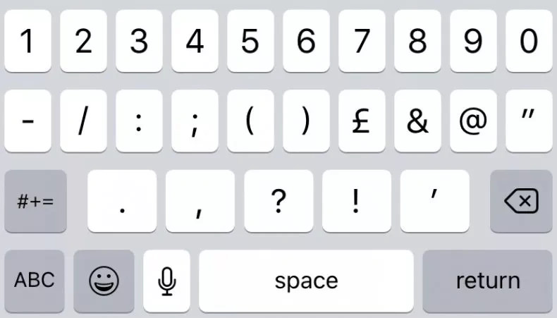  Chấm câu nhanh: Thông thường, để ghi dấu chấm, bạn cần phải chuyển qua bàn phím "123". Tuy nhiên, bạn có thể chấm câu nhanh bằng cách bấm nút cách 2 lần. Ảnh: Newsweek.
