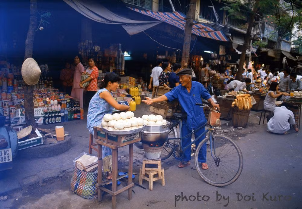 Khu chợ cũ đường Hàm Nghi.