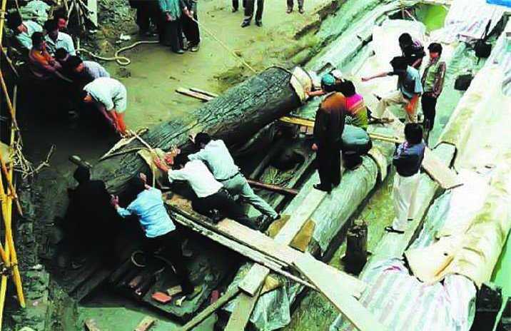 Quan tai ky la o Thanh Do, toan bo duoc lam tu mot loai go thuong hang