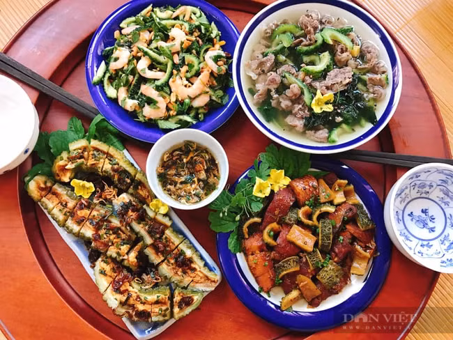 4 mon an ngon, la mieng, giau dinh duong tu muop dang