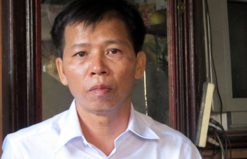 Anh Nguyễn Thanh Chấn được minh oan sau 10 năm ngồi tù.