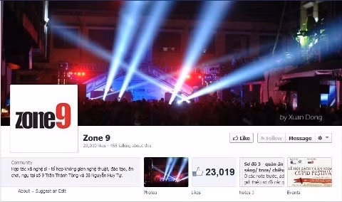 Khu vực Zone 9 gồm có 5 khu nhà được đặt tên A, B, C, D, E. Khu nhà A có 5 tầng, gồm các tụ điểm café, bar, cửa hàng quần áo, nội thất … và các quán ăn nhậu.