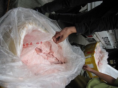 Lợn Trung Quốc thải loại có dư lượng kháng sinh lớn, nên nội tạng loại lợn này vô cùng độc hại.