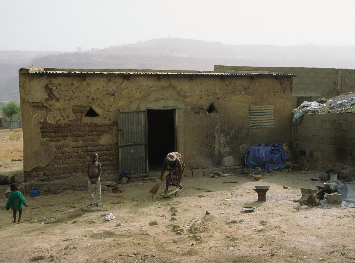 Một ngôi nhà ở ngoại ô Bamako, thủ đô và là thành phố lớn nhất Mali.