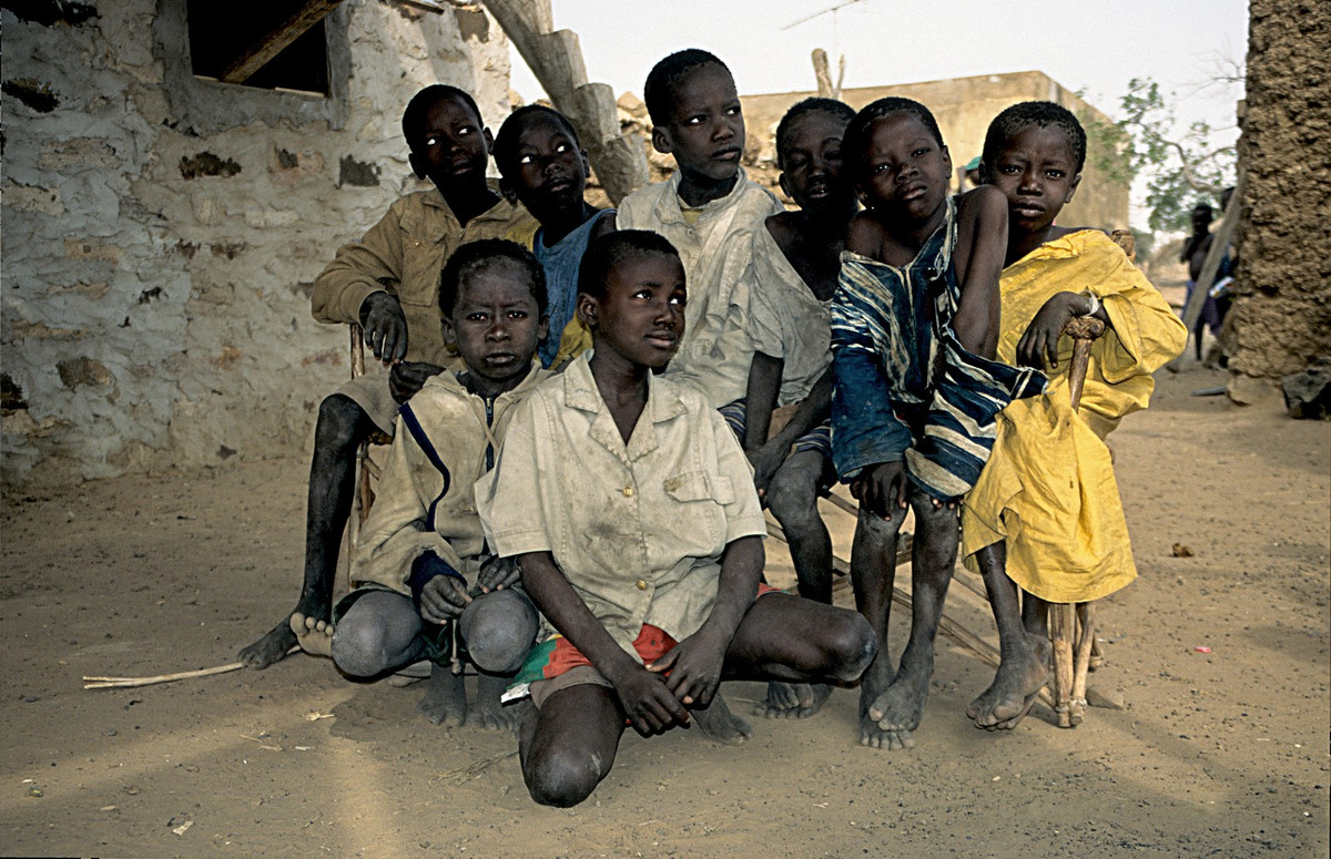 Trẻ em Mali.