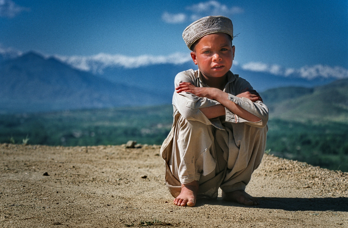 Cậu bé người địa phương, gần Mingora.