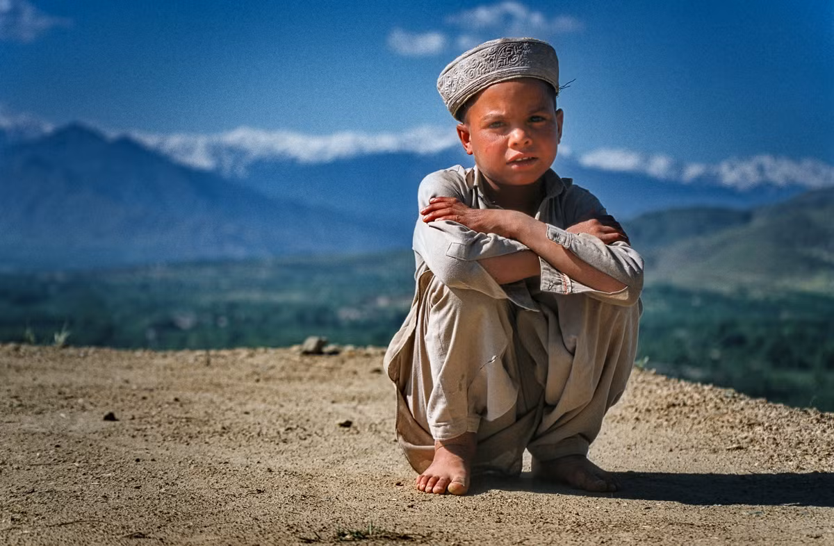 Cậu bé người địa phương, gần Mingora.