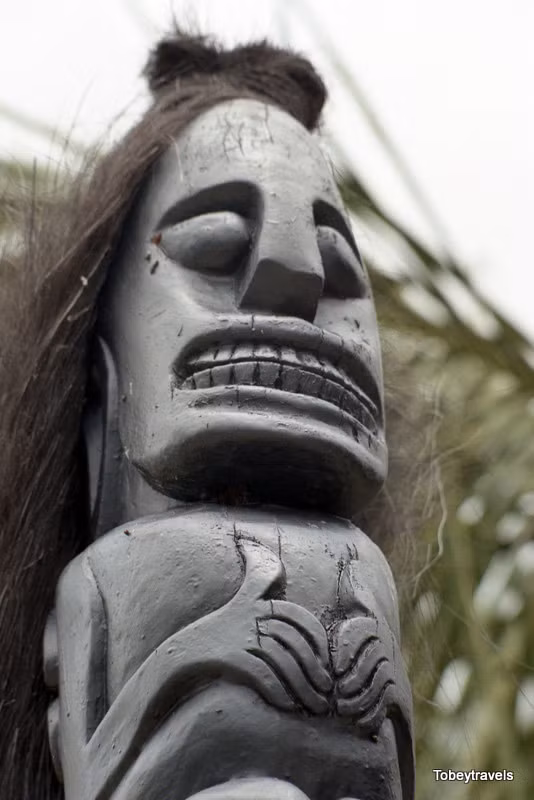 Tượng gỗ truyền thống của người Batak Toba.