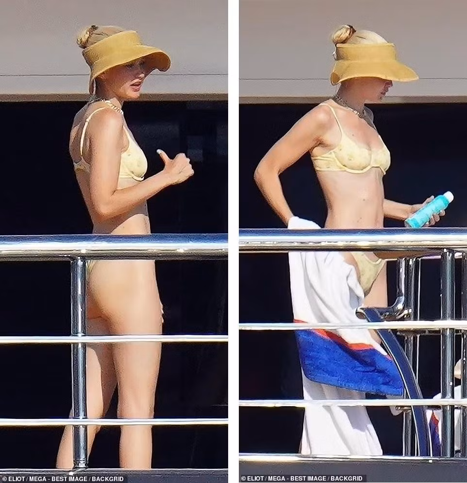Gigi Hadid di choi cung gia dinh Beckham, khoe dang sieu mau nuot na voi bikini be xiu-Hinh-2