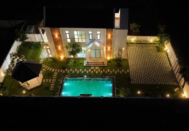 Biet thu bien 600 m2 tri gia gan 10 ty dong cua nghe si Le Giang-Hinh-10