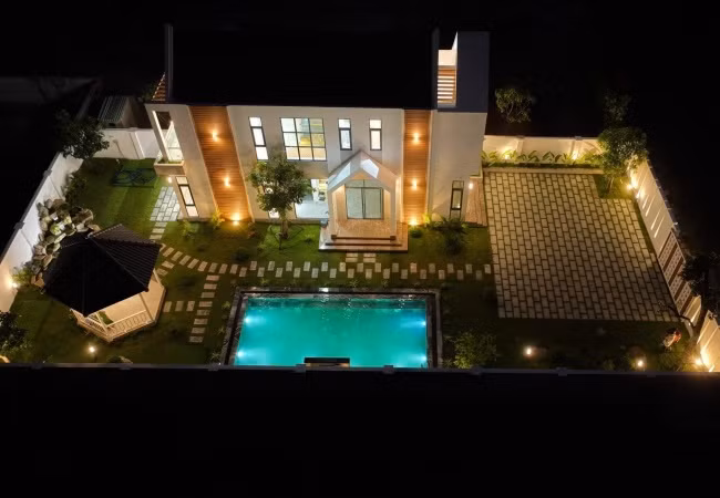 Biet thu bien 600 m2 tri gia gan 10 ty dong cua nghe si Le Giang-Hinh-10