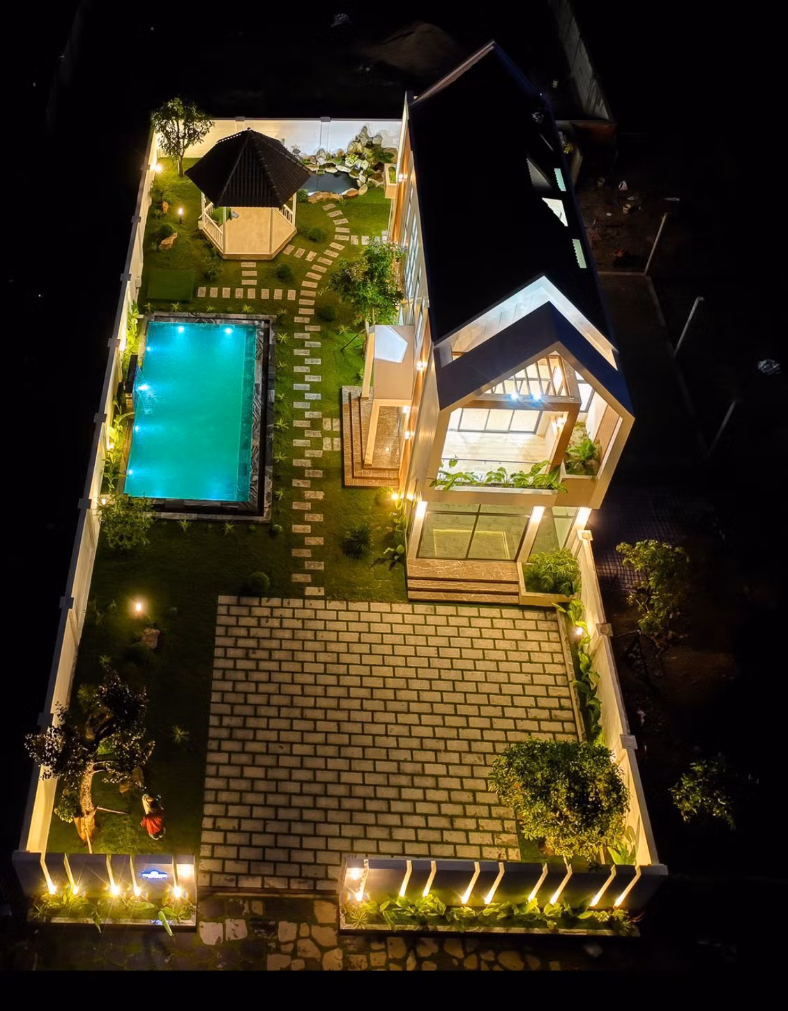 Biet thu bien 600 m2 tri gia gan 10 ty dong cua nghe si Le Giang-Hinh-9