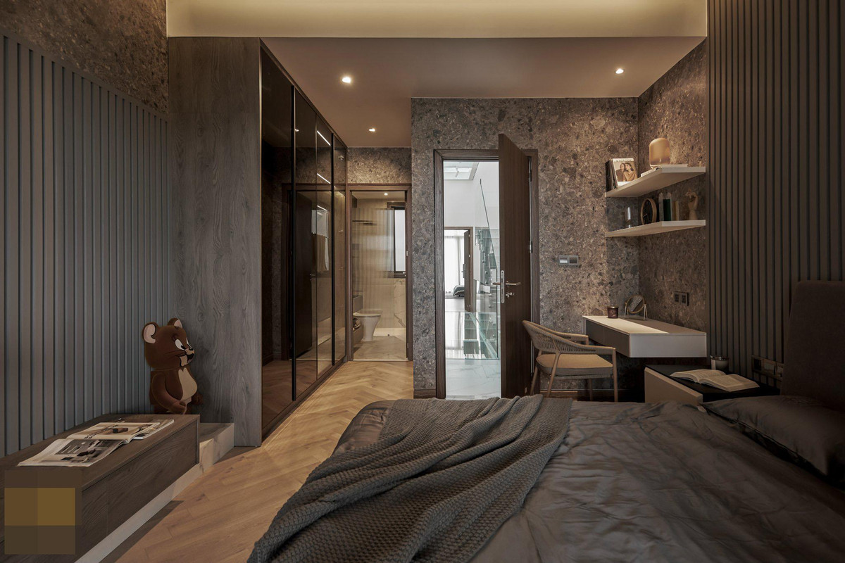 Ngoi nha co be boi sat phong khach mang resort vao khong gian song-Hinh-36