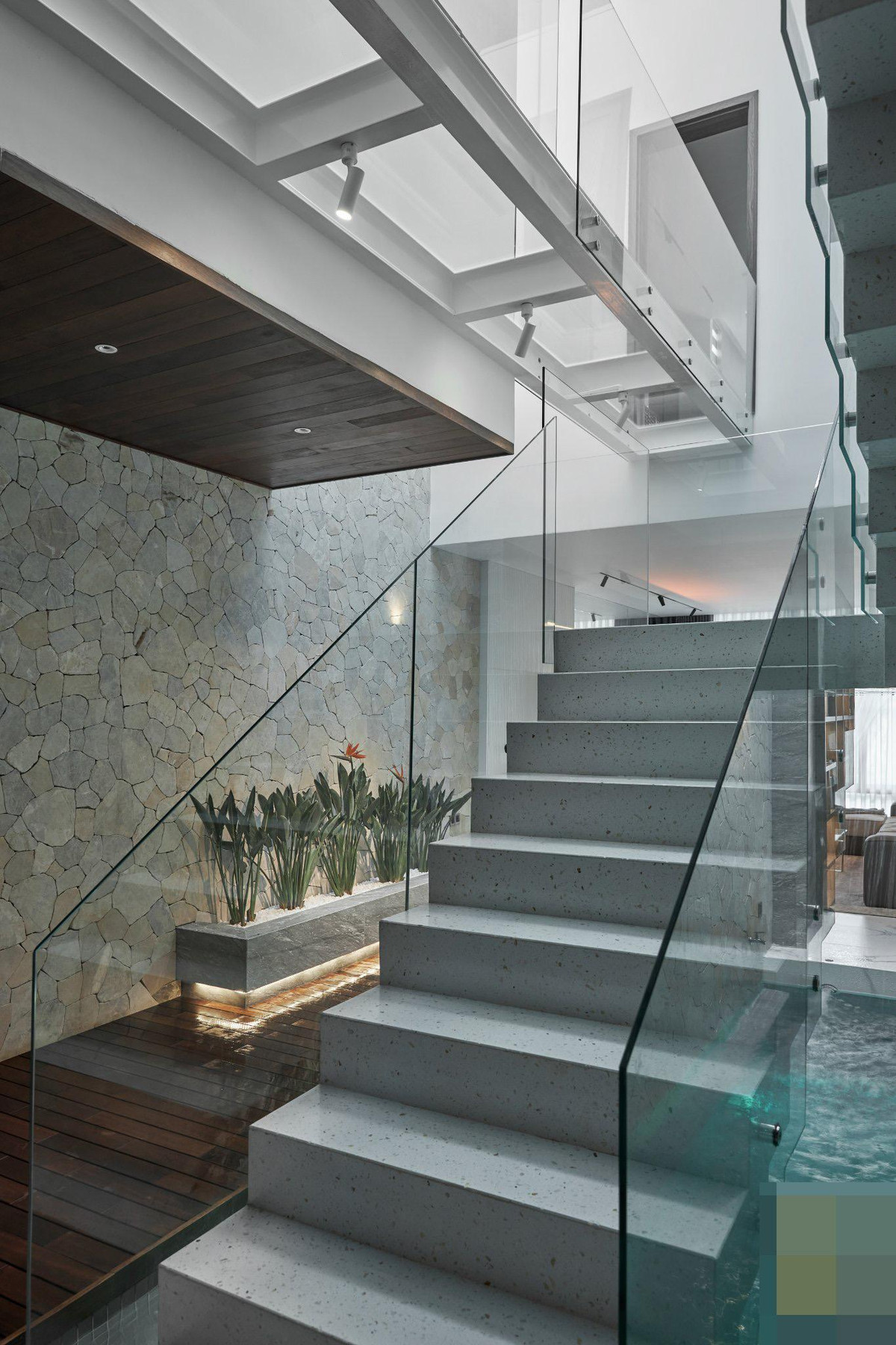 Ngoi nha co be boi sat phong khach mang resort vao khong gian song-Hinh-25