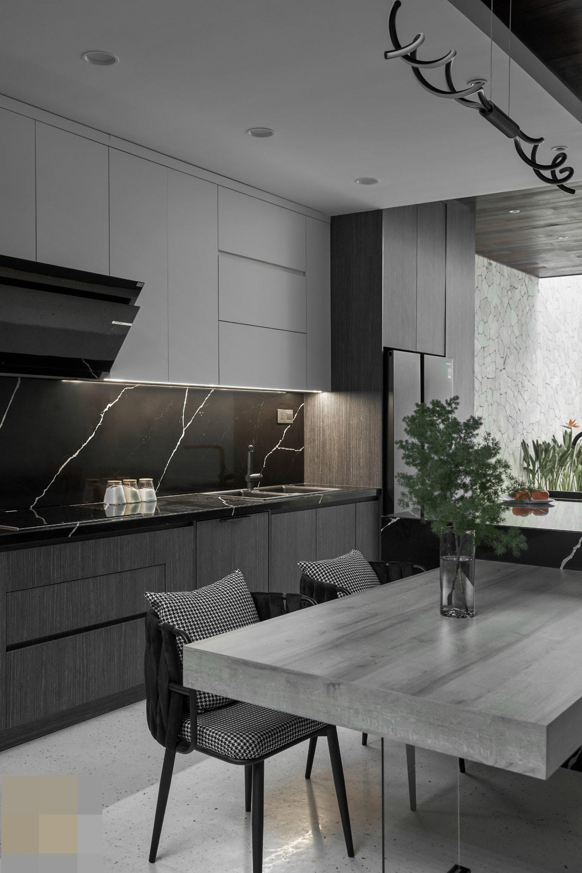 Ngoi nha co be boi sat phong khach mang resort vao khong gian song-Hinh-23